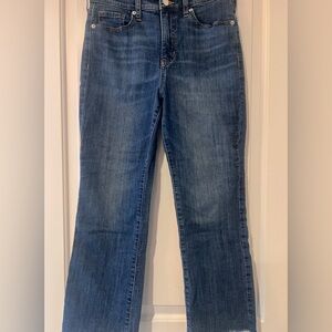 Banana Republic Women's Blue Cropped Bootcut Jeans